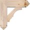 Ekena Millwork Balboa Arts and Crafts Smooth Bracket w/ Offset Brace, Douglas Fir, 7 1/2"W x 24"D x 24"H BKT0806X24X24BOA03SDF - alternate 2
